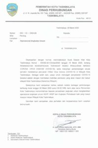 Surat Edaran Pemkot Tasikmalaya 