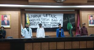 Sayangkan Berstatus Tersangka KPK,Aktivis Mahasiswa Pinta Walikota Tasik Legowo Memundurkan Diri