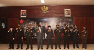 Upacara Hut TNI Ke 75 Diselenggarakan Secara Virtual Di Makodim 0612Tasikmalaya