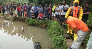 Warga Peundeuy Urug Digegerkan Adanya Mayat Laki Laki Terapung di Kolam Ikan