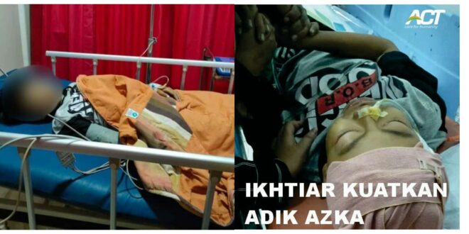 Korban Tabrak Lari Anak Yatim Azka Penjual Nanas Butuh Uluran Tangan