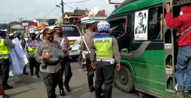 Polres Dan Pemkab Tasikmalaya Sosialisasikan Larangan Mudik