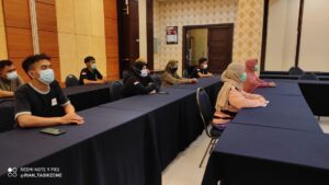 Relawan Nakes yang mendapatkan fasilitas dari hotel harmoni tasikmalaya