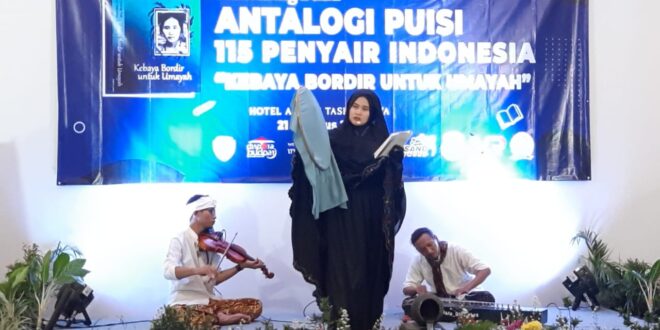 Ketua DPRD Kota Tasik Apresiasi Launching Buku Antopologi Puisi Kebaya Bordir Untuk Umayah