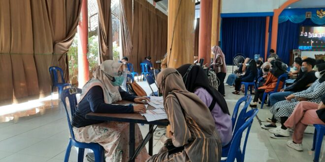 Vaksinasi Mahasiswa Universitas Muhammadiyah Tasikmalaya