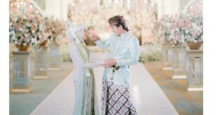 Keren, Lesty Kejora dan Rizky Billar Saat Pernikahan Memakai Batik Asli Tasikmalaya