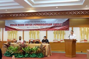 Muhammad Husein Fadlulloh Paparkan Peran BUMN untuk Pemberdayaan Ummat kepada masyarakat di garut, kamis (23/12/2021)