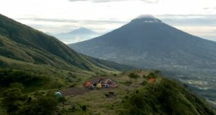 Kawasan gunung kembang Wonosobo Jawa Tengah