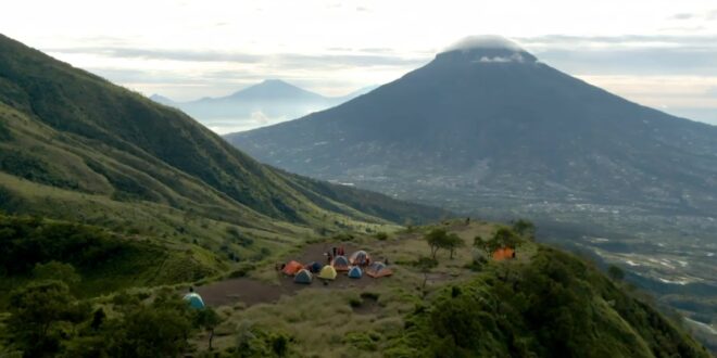 Kawasan gunung kembang Wonosobo Jawa Tengah