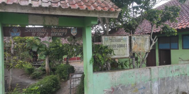 SDN 3 Gobras tempat bertugas Salah Satu Oknum Guru yang diduga berkampanye Prabowo-Gibran