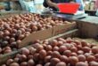 Di Pasar Cikurubuk Tasikmalaya Harga Telur Terus Mengalami Kenaikan