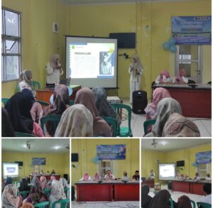 Dokumentasi sosialisasi dalam Program Launching Satu Aksi Masyarakat, Paru Sehat Untuk Rumah (Samparu), Rabu (14/05/2025) di Aula Kelurahan Gununggede Kecamatan Kawalu Kota Tasikmalaya.