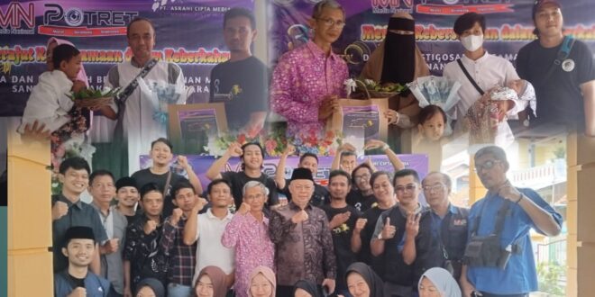 Ultah ke-3, Media Nasional Potret Berbagi Kebahagiaan Bersama Warga Cikiara Pangalyungan