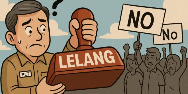 PLT Kepala Dinas di Kota Tasikmalaya Dilarang Adakan Lelang Proyek