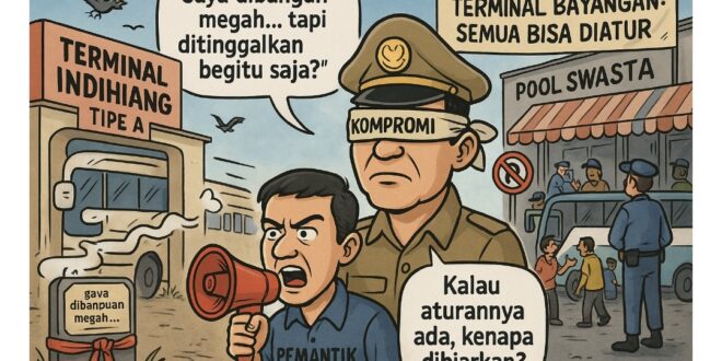 Terminal Bayangan Merebak, Terminal Indihiang Terabaikan