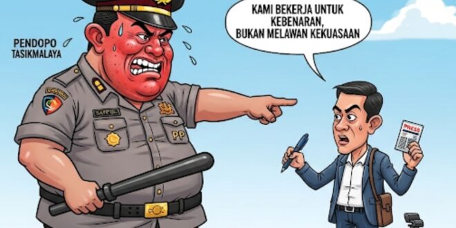 Gaya Preman, Oknum Satpol PP di Tasikmalaya Resahkan Jurnalis