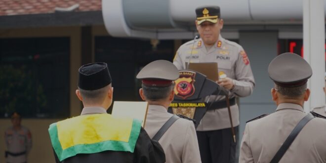 Polres Tasikmalaya Rotasi Dua Pejabat Penting, Kabag SDM dan Kasi Propam Resmi Berganti