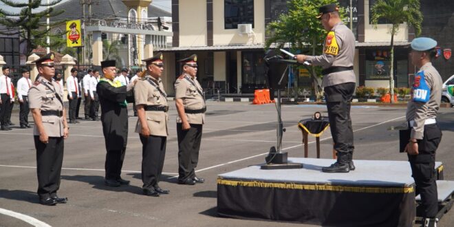 Penyegaran Organisasi, Polres Tasikmalaya Lantik Kapolsek Baru