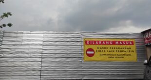 Lokasi Pembangunan Lapang Padel, tepat di depan Rumah Sakit Hermina Jl Ir H Djuanda Tasikmalaya