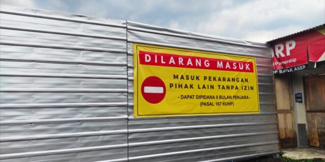 Lokasi pembangunan Lapang Padel tepatnya di Depan RS Hermina Jl Ir H Djuanda,