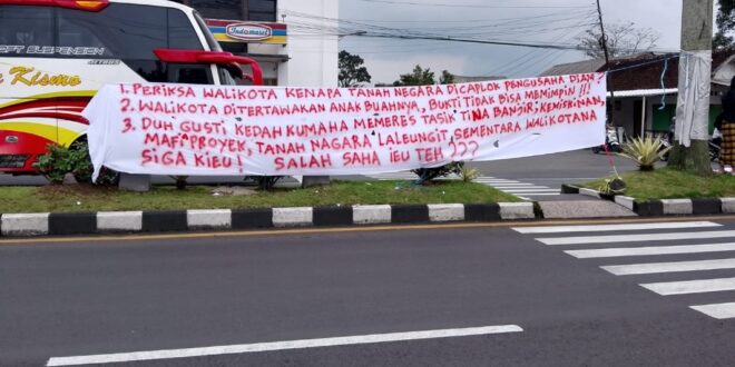 Tanah Negara Disebut ‘Laleungit’, Aktivis Gugat Keberanian Wali Kota Tasikmalaya