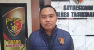 Pelaksana Tugas Kasat Reskrim Polres Tasikmalaya, Ipda Agus Yusup Suryana,