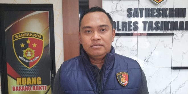 Pelaksana Tugas Kasat Reskrim Polres Tasikmalaya, Ipda Agus Yusup Suryana,