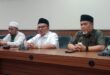 Pimpinan DPRD Kota Tasikmalaya saat menyampaikan hasil dari rekontruksi Pengukuran lahan Pembangunan Lapang Padel For You yang dilakukan BPN Kota Tasikmalaya, rabu (06/05/2026)